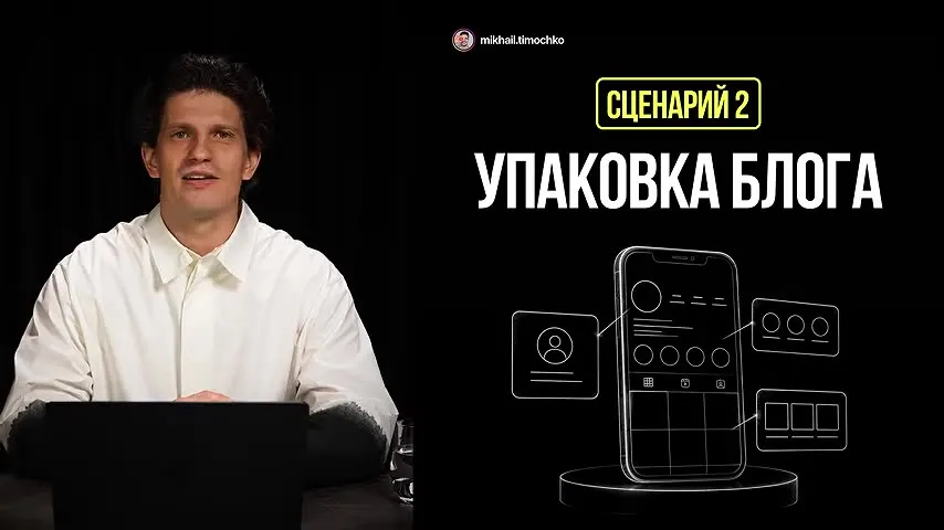 Сценарий 2: упаковка блога